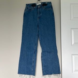 Denim Forum Farrah Wide Leg Jeans Size 30